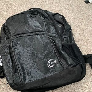 Chasse glitter cheer backpack